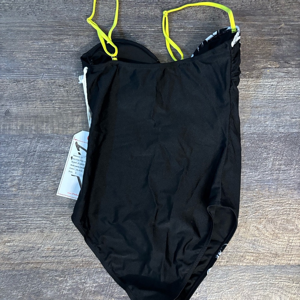 Skeleton Caged Zipper Monokini Swimsuit - Picture 5 of 15
